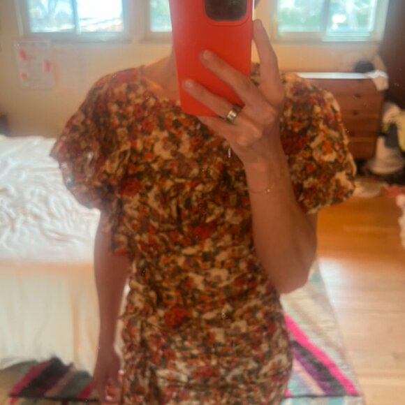 Isabel Marant Robe Face Floral Print Mini Dress- size small - Picture 15 of 15